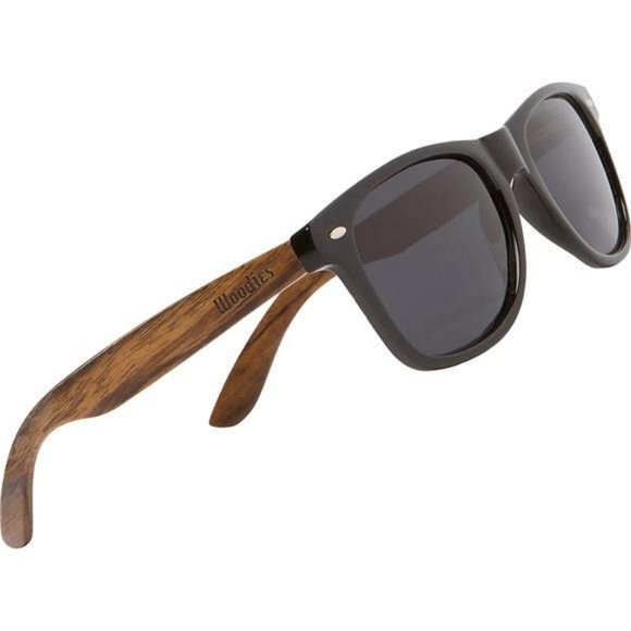 Walnut Wood Sunglasses with Dark Polarized Lenses for Men and Women - Picture 1 of 6